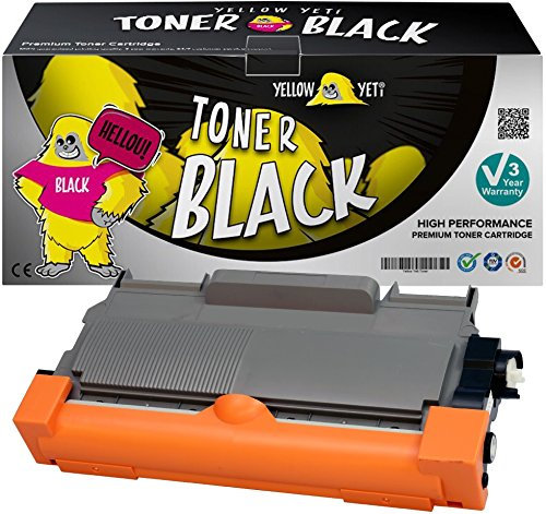 YELLOW YETI TN2220 TN2010 (2.600 Seiten) Premium Toner kompatibel für Brother HL-2220 HL-2240 HL-2130 HL-2135W HL-2230 HL-2250DN HL-2270DW DCP-7055 DCP-7060 DCP-7065 DCP-7070 [3 Jahre Aufschlag]