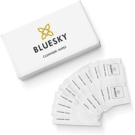 BLUESKY Cleanser Wipes, UV/LED Gel Reinigungstücher, Nagelvorbereitung und Abwischen der klebrigen Schicht (Cleanser Wipes 100 Stück)