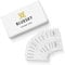 Bluesky Lot de 100 lingettes nettoyantes pour vernis gel et dissolvant de résidus collants, supprime la couche collante des ongles en gel UV LED (75% d'alcool isopropylique)