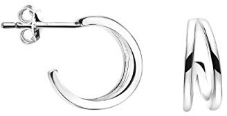 SOFIA MILANI - Damen Ohrringe 925 Silber - Steck Creolen als Kreis - 20860