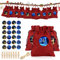 Adventskalender zum Befüllen 2021, 24 Adventskalender Stoffsäckchen, Weihnachtskalender Jutebeutel Geschenksäckchen mit 24 Adventszahlen Aufkleber, Adventskalendertüten Basteln für Männer Kinder