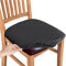 SHILV. HOME Housses De Siège De Chaise en Velours, Housse De Coussin De Siège Lavable Et Amovible, Housses De Chaise pour Salle à Manger, Cuisine, Bureau (Gris Foncé,Set of 6)