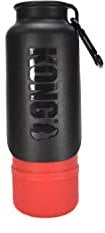 KONG H2O Insulated Dog Water Bottle & Travel Bowl, 25 oz - Red
