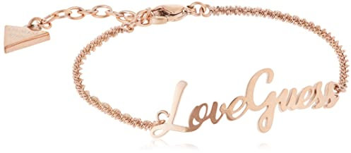 Guess Bracciale da donna in acciaio inox L oro rosa 32015615, Acciaio inossidabile
