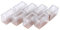 Silikon Stuhlbeinkappen Eckig mit Filz, 46x24 Rechteck Stuhlbeinkappen, Stuhlbeinabdeckungen Tassen für Stuhl Tisch Schreibtisch, Anti-Kratzer und kein Lärm, Fit L: 1,4-1,7, W: 0,6-0,9