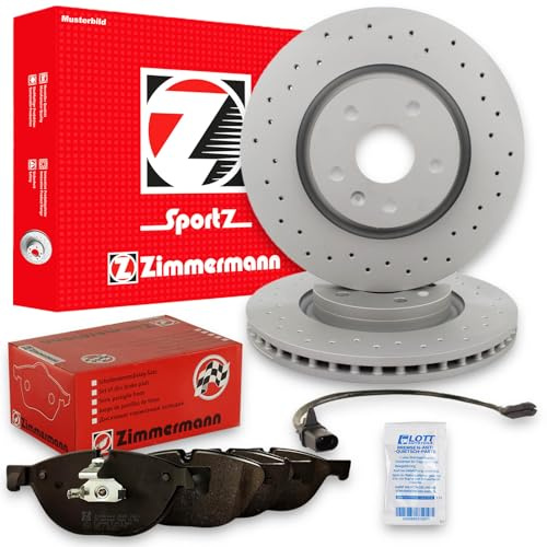 ZIMMERMANN Bremsscheiben Vorne 345mm+ Zimmermann Bremsbeläge