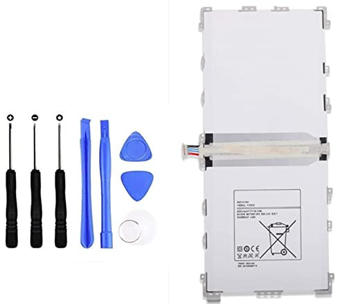 AKKEE T9500C T9500E Tablet Batterie pour Samsung Galaxy Tab Pro 12.2 SM-T900 SM-T905 SM-P900 SM-P901 SM-P905 T9500U 3.8V 36.10Wh 9500mAh with Opening Tools