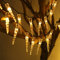 Weihnachtsbeleuchtung Außen Solar Mit Fernbedienung, Led Eiszapfen Lichterkette Weihnachten Außen Solar, Weihnachtsdeko Aussen Beleuchtet Amerikanisch, Garten Weihnachtsbaum Lichterkette (Warm 5 m)