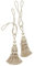 Jotex YUNA Raffhalter mit Quaste, 2 St. Beige