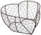 Riffelmacher Herz Metallkorb 08212 | 26 x 13 cm - Drahtkorb