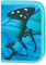Baagl Federmäppchen für Mädchen - Schüleretui, Federtasche, Federmappe für Schreibwaren - Etui, Federpenal, Schulmäppchen (Butterfly)
