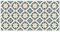 mubusi Tapis Vinyle du Sol Cuisine Salon - Différentes Tailles - (Sud Bleu 100x200 cm)