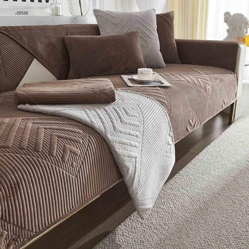 YWQJL Sofabezug Antirutsch,Sofaschutz Sofaschoner,Kratzschutz Hund Katze Überwurf Hundedecke Ecksofa Sofa Schutzdecke Schonbezug Sofa Abdeckung Sofaüberwurf Couchhusse,Sekt-90x180cm