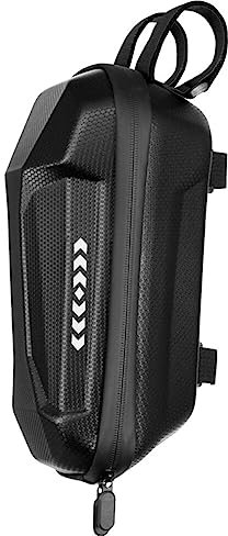 Asudaro Scooter Tasche Roller, Hartschale Roller Lenker Tasche Scooter Lenker Hartschalen Aufbewahrungstasche Gepäcktasche Mit Großem Fassungsvermögen Für Faltbare Mountainbike-Rennräder schwarz L