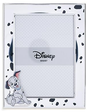 VALENTI & CO. Disney Baby – 101 Gebühr – Bilderrahmen aus Silber für Kinder, Geschenkidee für Taufe, Geburt oder Geburtstag (13 x 18 cm)