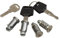 iRomehony 4 Pack Lock Cores Compatible with Thule Car Racks System and Accessories, One-Key System Lock Cylinders Fit for Car Rack, Bike Rack, and Other Equipment with Lock Cylinder