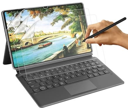 [3 Pezzi] Effetto Carta Pellicola per Samsung Galaxy Tab S10+ Plus/S9 FE+ Plus/S9+ Plus/S7 FE, Feel Like Opaca Paper Pellicola in PET per Disegnare Schizzi Scrittura