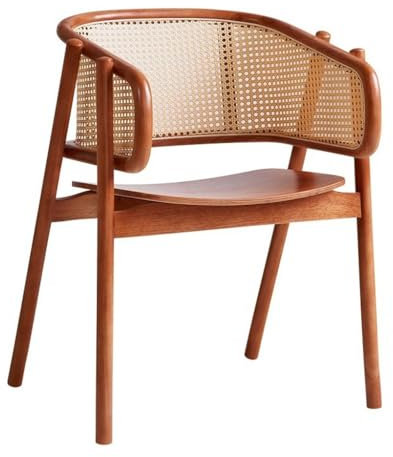 EINES Desk Chair Living Room Home Dining Chair Leisure Wooden Desk Chair Bed And Breakfast Armrest Chair Gaming Chair