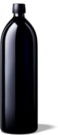 ANCEVIA MIRON Aquarius 1000ml Wasserflasche - SM130021-204 inkl. Verschluss - RGB43D1A001-200 besserer UV-Schutz als Braunglas! - aqua bottle