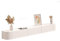 Bois Massif Suspendu Simple Table Basse Moderne Meuble TV Rangement Meuble TV Rangement Planche de Roche,White-180cm