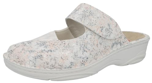 Berkemann Heliane Bequemer Damen Clog herausnehmbarem Fußbett und Stretcheinsätzen Slipper Pantolette geeignet für Einlagen und bei Hallux Valgus