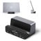 TobenONE Docking station per monitor triplo 18 in 1 4K a 60 Hz con alimentatore da 150 W, supporto USB C per laptop (singolo 4K a 144 Hz), Ethernet 2,5 Gbps, 2 HDMI e DP, 8 USB, per Windows e ChromeOS