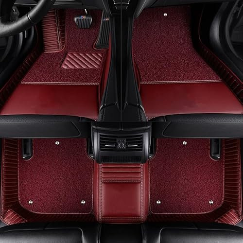 NFDJYDZRMB Auto Tappetini Antiscivolo, per Fiat Tipo 2017-2021 Macchina Protezioni Moquette,A