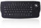 Erpmlyo 2.4G Wireless Ergonomic Mini Keyboard Gaming Keyboard with 15 Multimedia Keys and Trackball