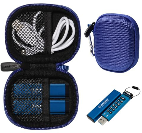 CaseSack Schutzhülle für Kingston Ironkey Keypad 200 128 GB verschlüsselter USB | Alphanumerische Tastatur