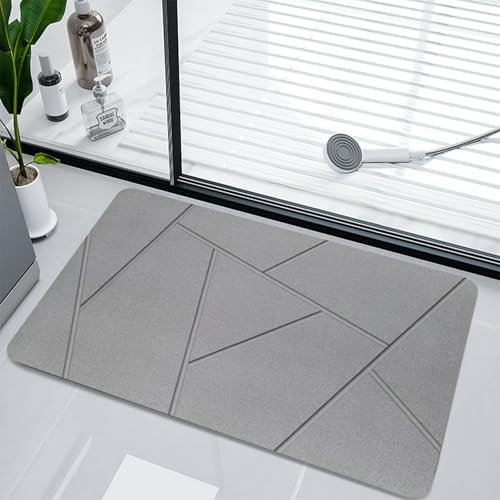 Beojonvy Tappeto Bagno Assorbenti, Tappetino Doccia Antiscivolo, Tappetino-Super-Assorbente, Tappetinos Assorbente Cucina per Lavanderie, Cucine, Scrivanie, Bagni 40x60cm