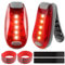 ertlutw LED Sicherheitslicht 2er Set,Blinklicht Schulranzen Licht, LED Reflektoren Kinder Led Clip für Kinder Rucksack, Kinderwagen,Jogger, Flashing Lights