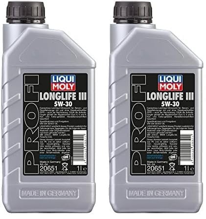 LIQUI MOLY Profi Longlife III 5W-30 | 1 L | Synthesetechnologie Motoröl | Art.-Nr.: 20651 (Packung mit 2)
