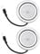 Azull 2 Bombillas LED de Acero Inoxidable para Campana Extractora, Repuesto de 12 V CC para Piezas de Cocina, Color Plateado