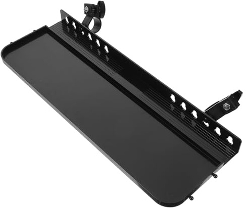 Black Plastic Detachable Easel Tray Attachment for Painting Tools | Lightweight Portable Storage, Replacement Tray Plate for Sketch Rack, Sturdy Holder for Brushes and Supplies