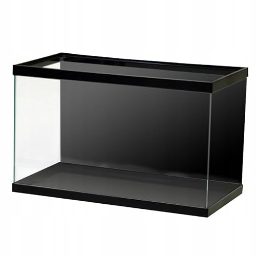 TD STONES Hintergrunddekor Aquarium Rückwand Schwarz 200x50 cm – Selbstklebende Folie, wasserfest und langlebig – hochwertige Aquarium Rückwand für Süßwasser- & Meerwasseraquarien