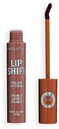 Revolution Lip Shift Peel Off Lip Stain, Moonlight Nude | Long-Lasting Lip Tint with Subtle Finish, Lightweight Formula, Vegan & Cruelty-Free, 2.5ml