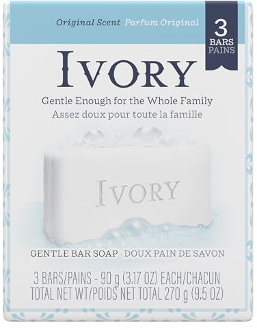 Simply Ivory Bath Bar for Unisex By Ivory, 3 Count