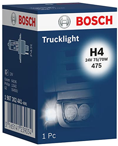 H4 BOSCH Lampen Autolampen 75/70W 1 987 302 441