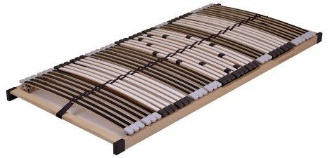 DaMi Lattenrost MediFlex T200 140 x 200 cm - 7 Zonen Lattenrahmen Mit 6-Fach Härteverstellung - Starr