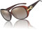 DUCO Women's Shades Classic Oversized Polarised Sunglasses 100% UV Protection 6214 Brown Frame Brown Lens