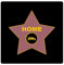 1art1 Hollywood Home Star Walk of Fame Poster-Sticker Tattoo Aufkleber 9x9 cm