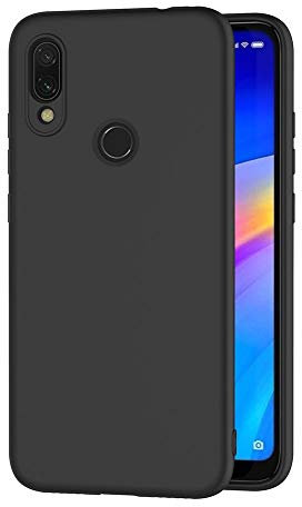 AICEK Cover per Xiaomi Redmi 7 Cover Redmi 7 Nero Silicone Case Molle di TPU Sottile Custodia per Xiaomi Redmi 7 (6.26 Pollici)