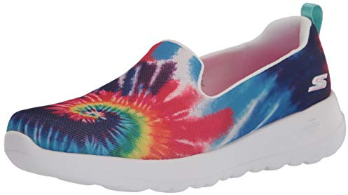 Skechers Women's Walking Sneaker, White/Multi, 9.5