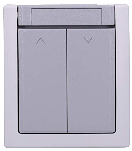 Viko Aufputz Jalousieschalter Feuchtraum IP54 Modell Pacific Grau