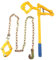 Cocoarm Crépine de clôture, wire Fence tensioner, crépine de clôture Tendeur de barbelé Fil de clôture de Ferme résistant pour tendeur de Traction de réparation de clôture avec la chaîne de 1.2m