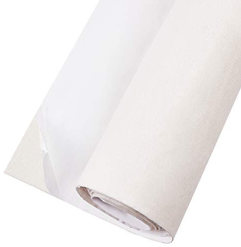 BENECREAT 200x40cm Beige Selbstklebende klebrige Filz Mehrzweckklebefolie für Box Liner, Cup Mat, Bilderrahmen, Stuhlbein, 1mm Dicke