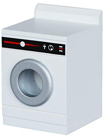 jojofuny 1:12 Maison de Poupée Machine à Laver en Bois Miniature Sèche-Linge Semblant à Laver Le Linge Jouet Maison de Poupée Meubles Décoration