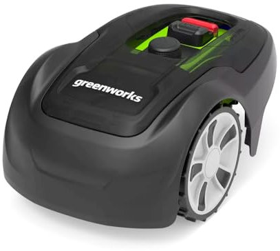 Greenworks Optimow 7 Mähroboter für Rasenflächen bis 750 m2 , Bluetooth-Appgesteuert Rasenmäher Roboter , erweiterte Sicherheitsfunktionen, Diebstahlschutz, 3 Jahre Garantie