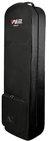 Colcolo Golf Travel Cover mit Rädern, Golf Travel Bag Case für Golf Clubs Airlines, Heavy Duty Golf Bags Cover Versand und Lagerung, Strapazierfähige - Schwarz