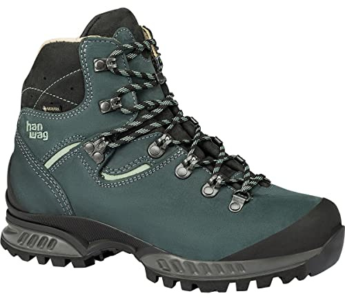 Hanwag W Tatra Ii Lady GTX Grün - Gore-Tex Leichte wasserdichter Damen Trekkingstiefel, Größe EU 37 - Farbe Petrol - M
